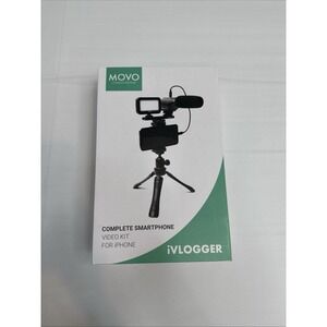 Movo iVlogger-Vlogging Kit for iPhone/Android - Lightning Compatible